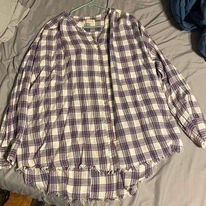 Womens flannel top
